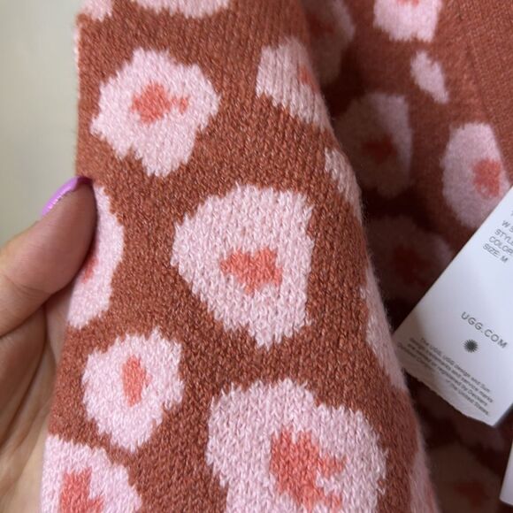 NWT-UGG- Shaina Cardigan-amber rose- size Medium - Picture 9 of 12